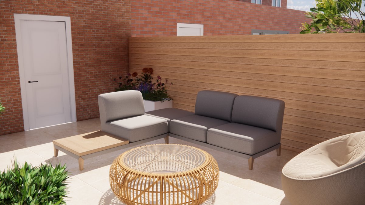 Ontwerp dat wij maakten voor een tuin in Den Haag, beeld 3