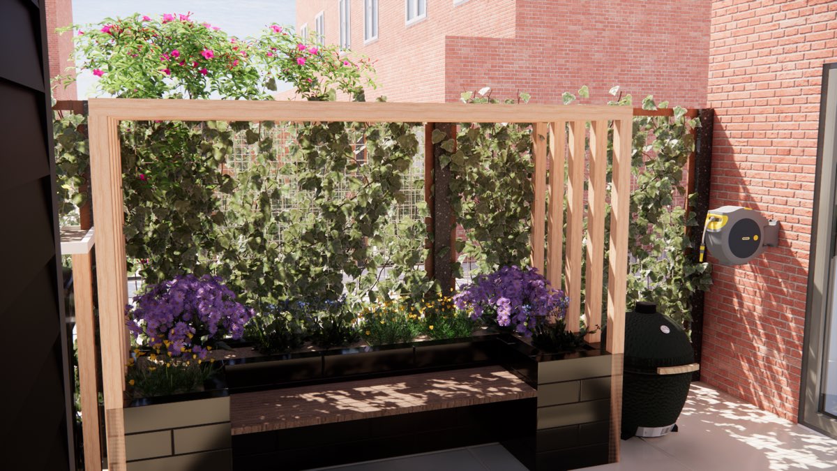 Ontwerp dat wij maakten voor een tuin in Pijnacker, beeld 2