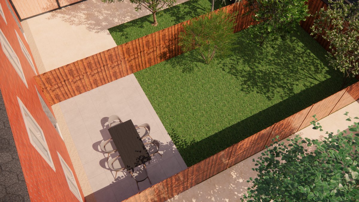 Ontwerp dat wij maakten voor een tuin in Schiedam, beeld 4