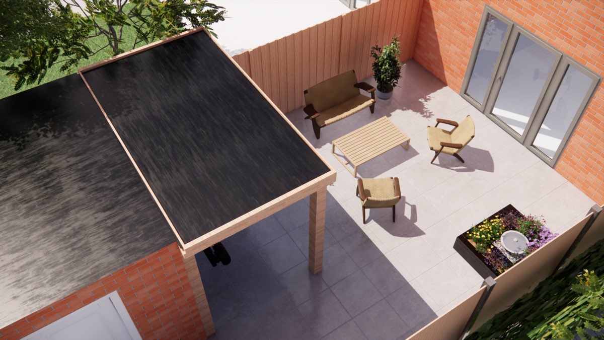 Ontwerp dat wij maakten voor een tuin in Zoetermeer, beeld 4